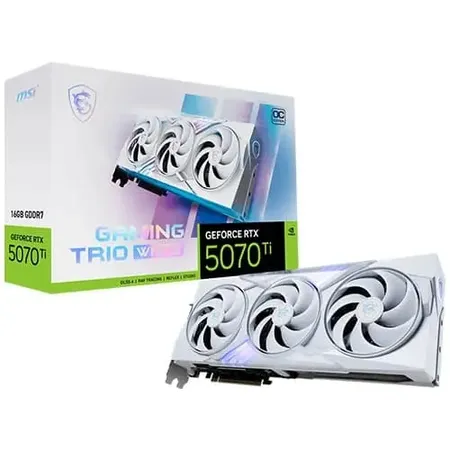 MSI GeForce RTX 5070 Ti Gaming Trio White 16GB Nvidia Graphic Card