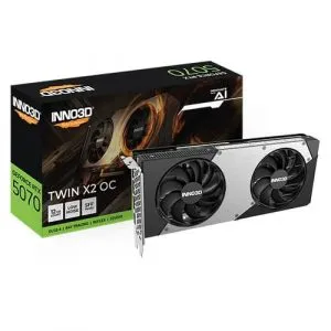 Inno3d Nvidia GeForce RTX 5070 Twin X2 OC 12GB GDDR7 Dual Fan Graphics Card