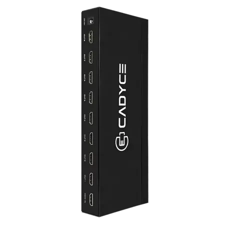 Cadyce CA-8HDSP 1 x 8 HDMI Splitter with 4K Support - Black