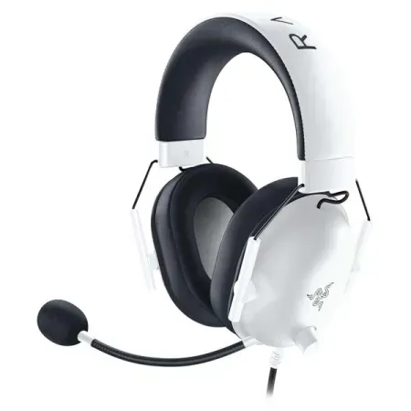 Razer BlackShark V2 X PlayStation Gaming Headset: 50mm Drivers – Cardioid Mic – Lightweight – Comfortable, Noise Isolating Earcups – for PS5, Xbox Series X, PC, Switch via 3.5 mm Audio Jack – White