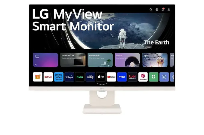 LG 27SR50F-W 27-INCH SMART FHD IPS MONITOR