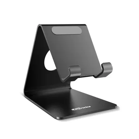 Portronics Modesk POR 122 Universal Stainless Steel Mobile Holder Black