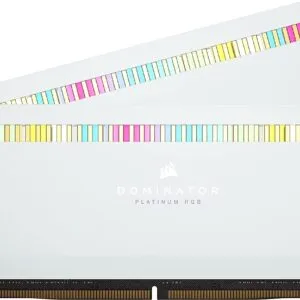 Corsair DOMINATOR PLATINUM RGB 32GB (2x16GB) DDR5 DRAM 5200MHz C40 Memory Kit Black CMT32GX5M2B5200C40