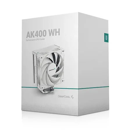 DeepCool AK400 White High Performance CPU Cooler (R-AK400-WHNNMN-G-1)