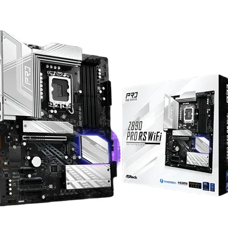 ASROCK Z890 Pro RS WIFI DDR5 Intel Motherboard ( White )