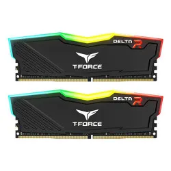 TeamGroup T-Force Delta RGB 16GB (8GBx2) DDR4 3200MHz Desktop RAM (Black) TF3D416G3200HC16FDC01