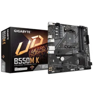 Gigabyte B550M K AM4 Micro ATX Motherboard (B550M-K)