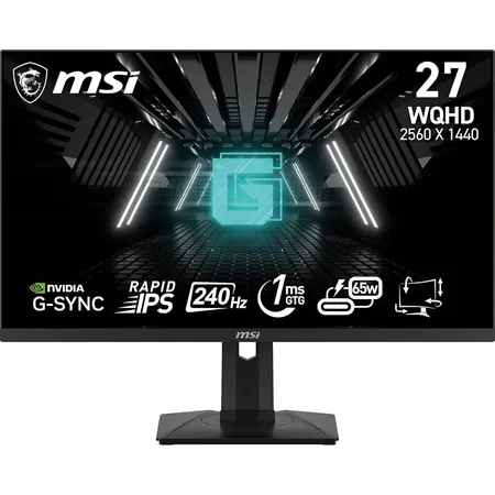 MSI G274QPX 27" 240Hz 2K 2560x1440 WQHD 1ms IPS Panel G-sync compatible Gaming Monitor