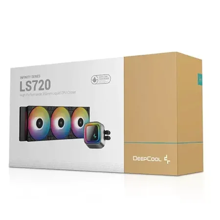 Deepcool LS720 SE Digital 360MM Liquid Cooler With A Status Display (White)