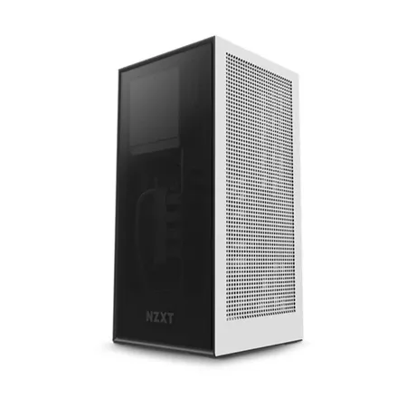NZXT H1 Version 2 With PSU, AIO, and Riser Card (M-ITX) Mini Tower Cabinet (Matte Black)