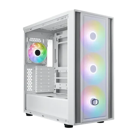 COOLER MASTER MB600 ARGB ATX Mid Tower Cabinet (White)