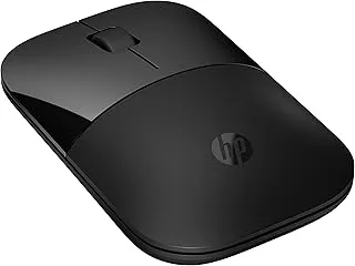 HP Z3700 Dual Black Mouse, Bluetooth 5.0, USB-A dongle, 2.4 GHz Wireless Connection, Multi-Surface Tracking, Silent clicks, Up to 1600 dpi, 16-Month Battery Life, 3-Year Warranty, 50g, Black, 758A8AA