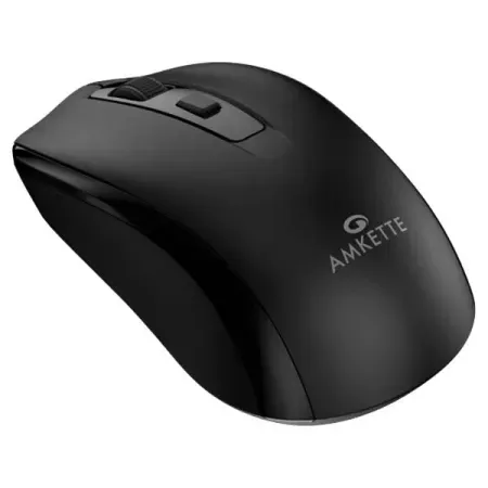 Amkette Hush Pro Astra Wireless Mouse (Black)