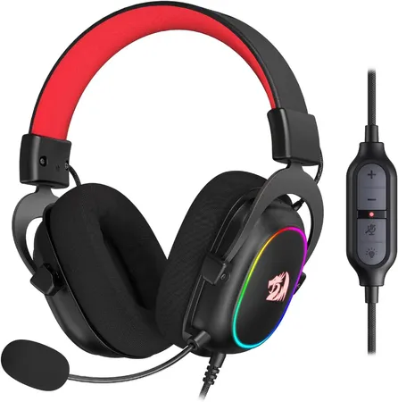 Redragon H510 Zeus-X RGB Wired Gaming Headset (Black)