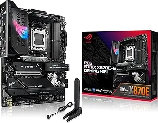 ASUS ROG Strix X870E-E Gaming WiFi Motherboard, AMD Socket AM5 for AMD Ryzen 9000 & 8000 & 7000 Series Desktop Processors