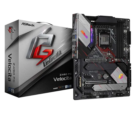 ASROCK Z490 PG VELOCITA INTEL ATX MOTHERBOARD