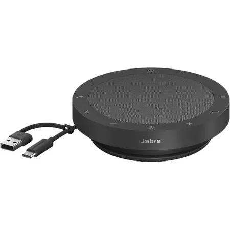 Jabra Speak2 55 Microsoft Teams Certified Wireless Bluetooth Speakerphone with Echo Cancellation