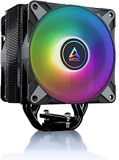 ARCTIC Freezer 36 A-RGB -(White) Tower CPU Cooler with Push-Pull, Two Pressure-optimised 120 mm P Fans and ARGB Lighting, Fluid Dynamic Bearing, 200–2000 RPM, 4 Heatpipes, incl. MX-6 Thermal Compound