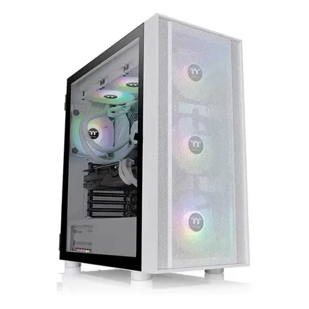 THERMALTAKE H570 TG MID-TOWER ARGB ATX CABINET SNOW WHITE