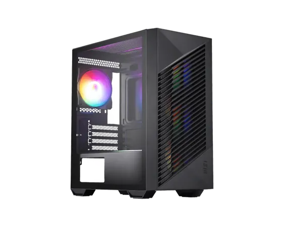 MSI PRO FORGE M050A M-ATX Mini Tower Cabinet (Black)