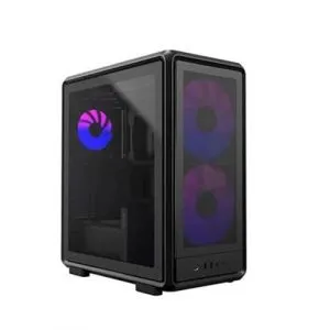 Cooler Master MasterFrame 500 Mesh Black ARGB E-ATX Mid Tower Cabinet with High-Airflow Mesh Front Panel, Addressable RGB Lighting, Modular Open-Frame Inspired Design And Up To 360mm Radiator Support