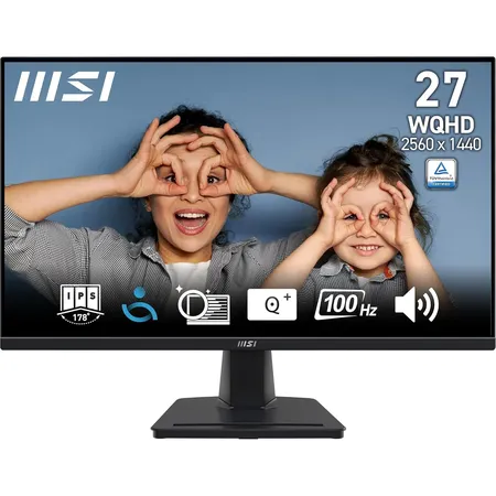 MSI PRO MP275Q 27" WQHD 2K 100Hz 4ms Built-in-Speaker IPS Business Monitor