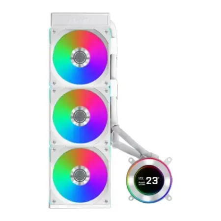 Lian Li Hydroshift II LCD-C 360CL 360mm CPU Liquid Cooler White (G89-GHS2LCD36RW-IN)