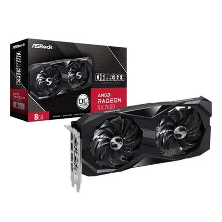 ASRock AMD Radeon RX 7600 Challenger 8GB OC Graphics Card