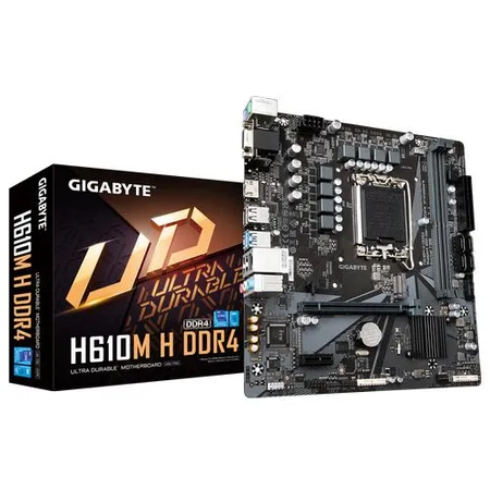 GIGABYTE H610M-H DDR4 Intel H610 LGA 1700 Micro-ATX Motherboard