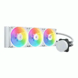 Cooler Master MasterLiquid 360L Core ARGB 360mm Close-Loop PWM AIO CPU Liquid Cooler - White
