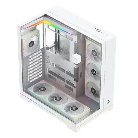 TAG Gamerz Supernova ARGB EATX Mid Tower Cabinet White (TG-C-Supernova-W)