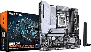 GIGABYTE B860M Gaming X WiFi6E Motherboard (Intel LGA1851) – Micro ATX, DDR5 9200 OC, PCIe 5.0, M.2 Gen5, USB4, 2.5Gb LAN, HDMI 2.1, DP 2.1, RGB, Thunderbolt 5 Ready