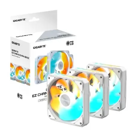 Gigabyte EZ CHAIN RVS FAN 120 ICE (GP-GBT EZRVSFAN1203 ICE)