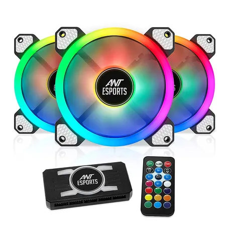 Ant Esports Superflow 120 ARGB Fan Kit...