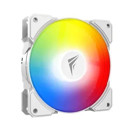 Frostec FS-120A ARGB PWM Fan (Single Fan) with Built in PWM Splitter and ARGB Splitter White