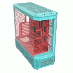 Thermaltake View 600 TG E-ATX Full Tower 4 Tempered Glass Panels Computer Case - Mint Strawberry