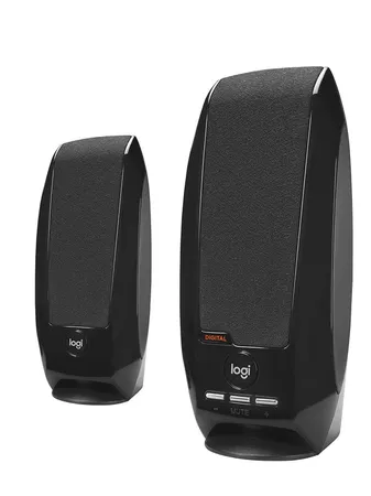 Logitech S150 Digital USB-A 2.4W Stereo Speakers - Black