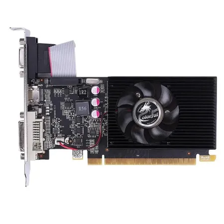 Colorful GT710-2GD3-V GeForce GT 710 2GB GDDR3 Single‑Fan Low-Profile Graphics Card