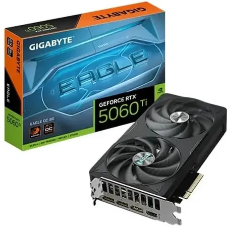 GIGABYTE GeForce RTX 5060 Ti EAGLE OC 8GB GDDR7 Graphics Card GDDR7 8 GB Intel Chipset 128 bit 2617 MHz Graphics Card