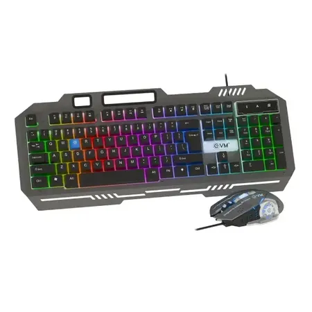 EVM EnClaw 9027 Gaming Keyboard and Mouse Combo (Black) (WDKM-612-BLACK-GREY)