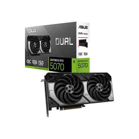 ASUS Dual RTX 5070 12GB GDDR7 OC Edition Graphics Card (DUAL-RTX5070-O12G)
