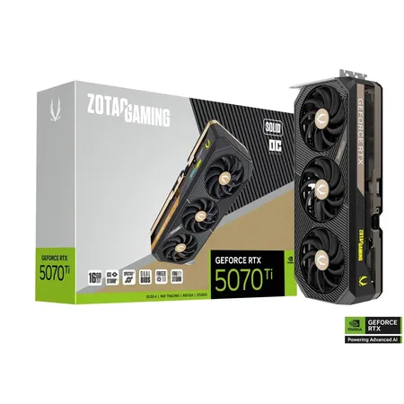 ZOTAC GAMING GeForce RTX 5070 Ti Solid Core OC 16GB Nvidia Graphic Card