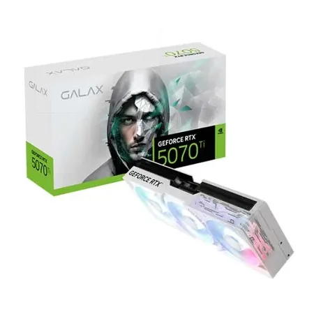 GALAX Geforce RTX 5070 Ti EX Gamer 1 Click OC White 16GB NVIDIA Graphic Card