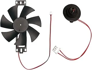 Electronic Spices Combo of DC 18V Plastic Brushless Cooling Fan with JST Connector & Induction Heat Hensor