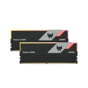 PREDATOR VESTAII DDR5 RGB U-DIMM 6000MHZ 64GB (32GB*2) BLACK