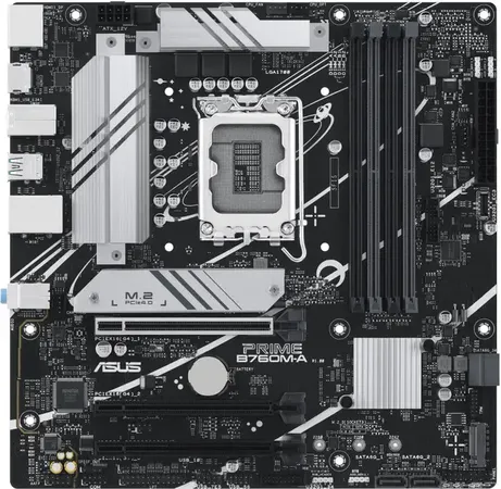 ASUS PRIME-B760M-A LGA 1700Socket Micro-ATX Intel B760 Chipset DDR5 Motherboard for Desktop