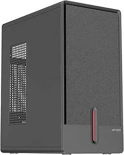 Ant Esports Si14 Mini-Tower Computer Case/Office Cabinet - Black | Support Micro-ATX, Mini-ITX