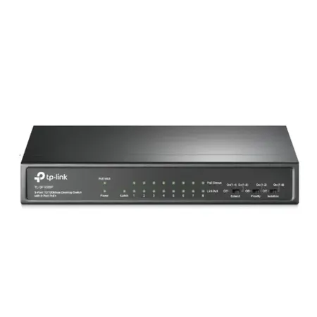 TP-Link TL-SF1009P 9-Port 10/100Mbps Desktop Switch with 8 PoE+ Ports