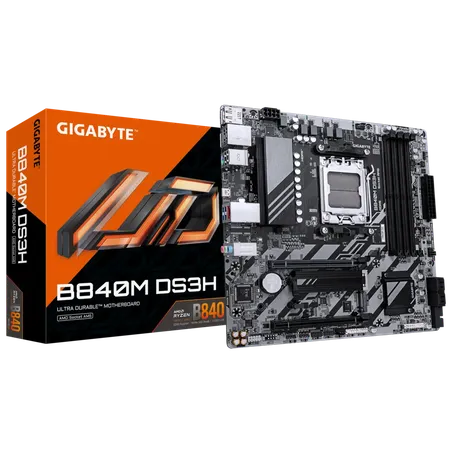 Gigabyte B840M DS3H DDR5 AMD Motherboard
