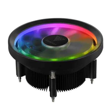 GAMDIAS Boreas E1L-010 RGB 90mm Single Tower CPU Air Cooler ( Black )